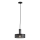 Hanglamp aan een koord 1xE27/40W/230V zwart