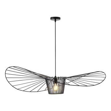 Hanglamp aan een koord 1xE27/40W/230V zwart