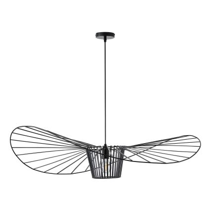 Hanglamp aan een koord 1xE27/40W/230V zwart