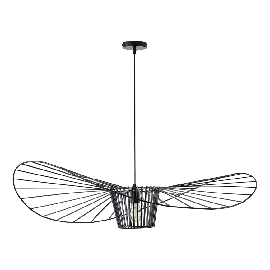 Hanglamp aan een koord 1xE27/40W/230V zwart
