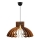 Hanglamp aan een koord 1xE27/60W/230V bruin diameter 39 cm