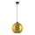 Hanglamp aan een koord 1xE27/60W/230V diameter 30 cm goud