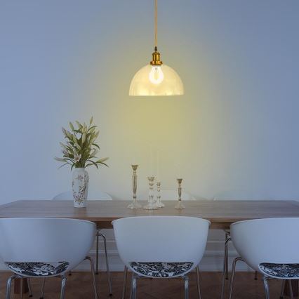 Hanglamp aan een koord 1xE27/60W/230V diameter 30 cm