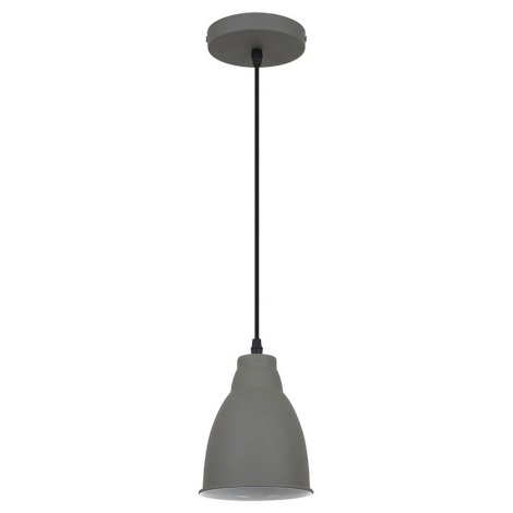 Hanglamp aan een koord 1xE27/60W/230V grijs 13,5 cm