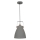Hanglamp aan een koord 1xE27/60W/230V grijs 26,5 cm