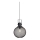 Hanglamp aan een koord 1xE27/60W/230V zwart