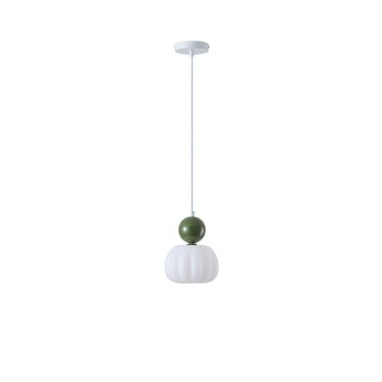 Hanglamp aan een koord 1xG9/7W/230V wit/groen