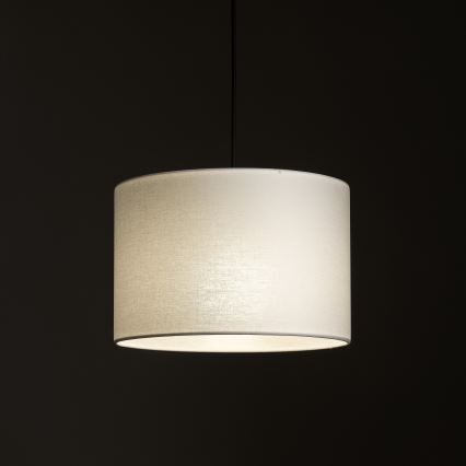 Hanglamp aan een koord voor een 3-fase rail systeem TRACER 1xE27/15W/230V diameter 30 cm zwart/wit