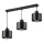 Hanglamp aan een koord 3xE27/35W/230V zwart