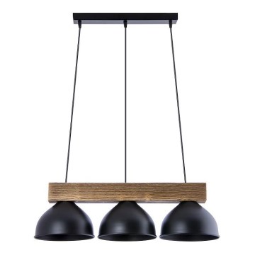 Hanglamp aan een koord 3xE27/60W/230V