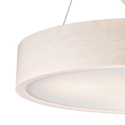 Hanglamp aan een koord 3xE27/60W/230V ø 47 cm grenen - FSC gecertificeerd