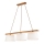 Hanglamp aan een koord AIDA 3xE27/60W/230V eiken