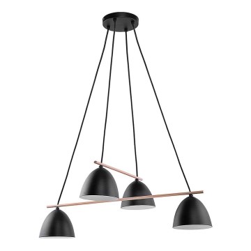 Hanglamp aan een koord AIDA 4xE27/15W/230V