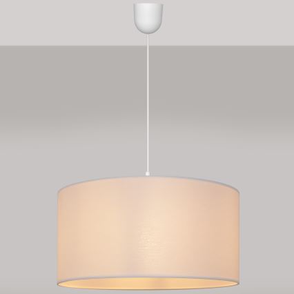 Hanglamp aan een koord ALBA 1xE27/15W/230V d. 40 cm wit