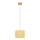 Hanglamp aan een koord ALBA 1xE27/15W/230V diameter 20 cm rotan