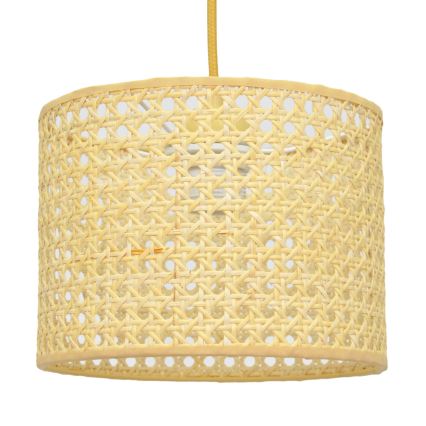 Hanglamp aan een koord ALBA 1xE27/15W/230V diameter 20 cm rotan