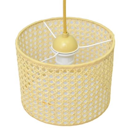Hanglamp aan een koord ALBA 1xE27/15W/230V diameter 20 cm rotan