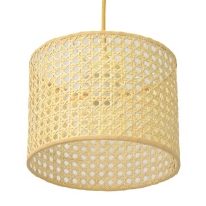 Hanglamp aan een koord ALBA 1xE27/15W/230V diameter 20 cm rotan