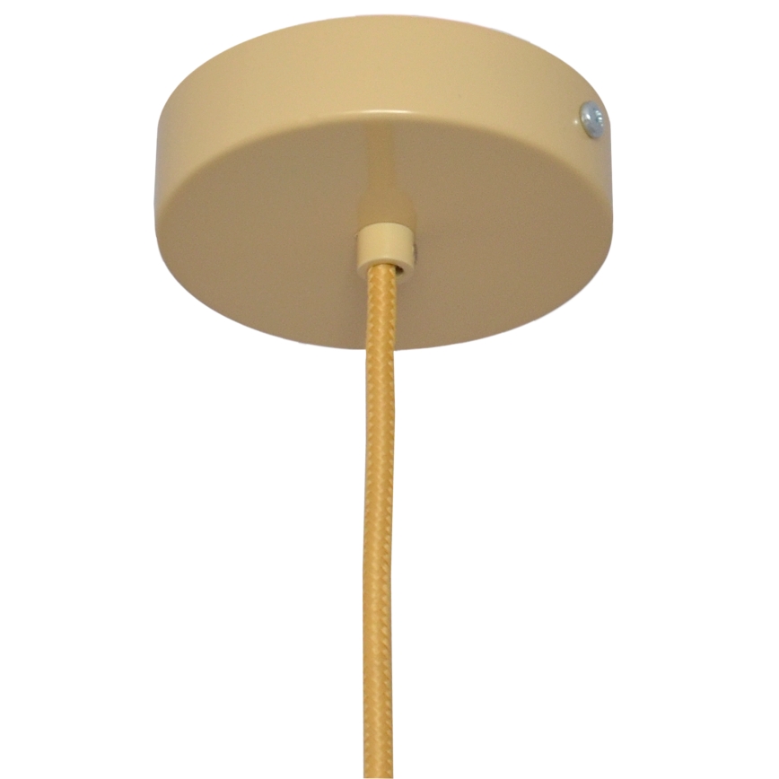 Hanglamp aan een koord ALBA 1xE27/15W/230V diameter 20 cm rotan