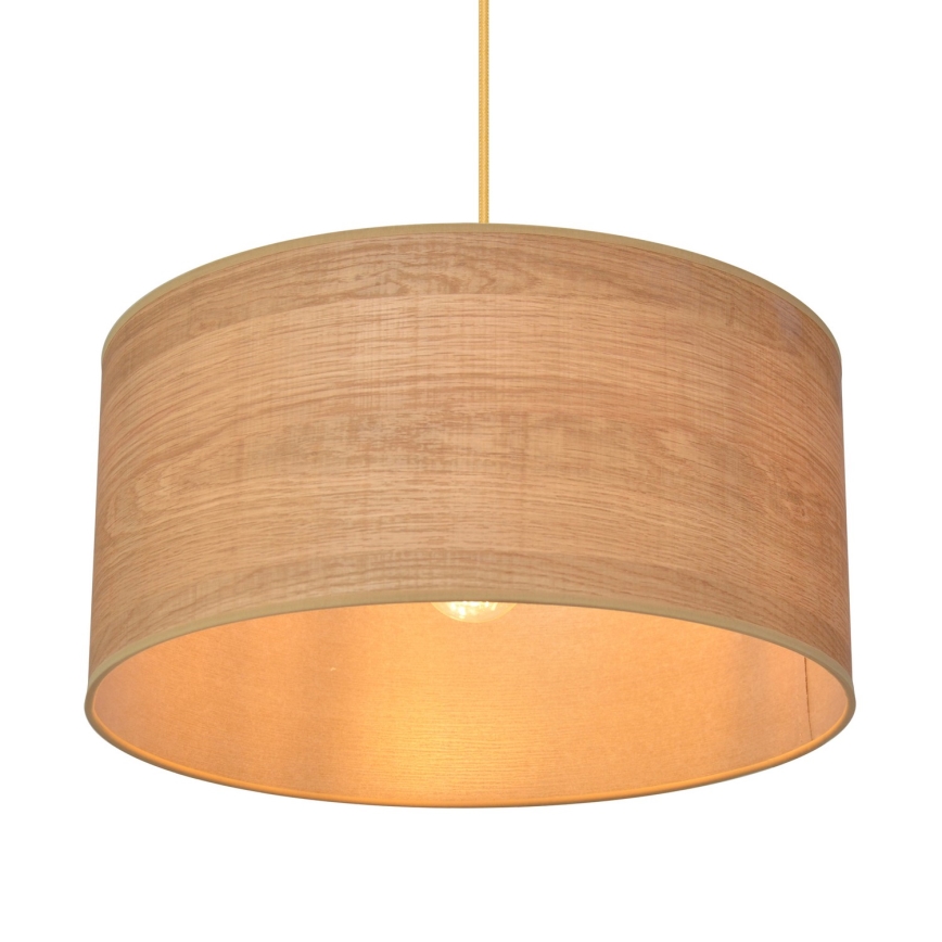 Hanglamp aan een koord ALBA 1xE27/15W/230V diameter 40 cm bruin