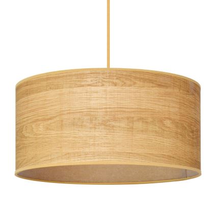 Hanglamp aan een koord ALBA 1xE27/15W/230V diameter 40 cm bruin