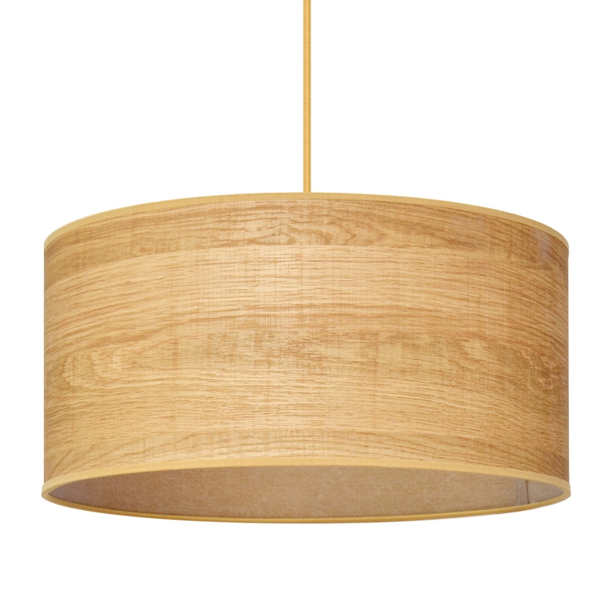 Hanglamp aan een koord ALBA 1xE27/15W/230V diameter 40 cm bruin