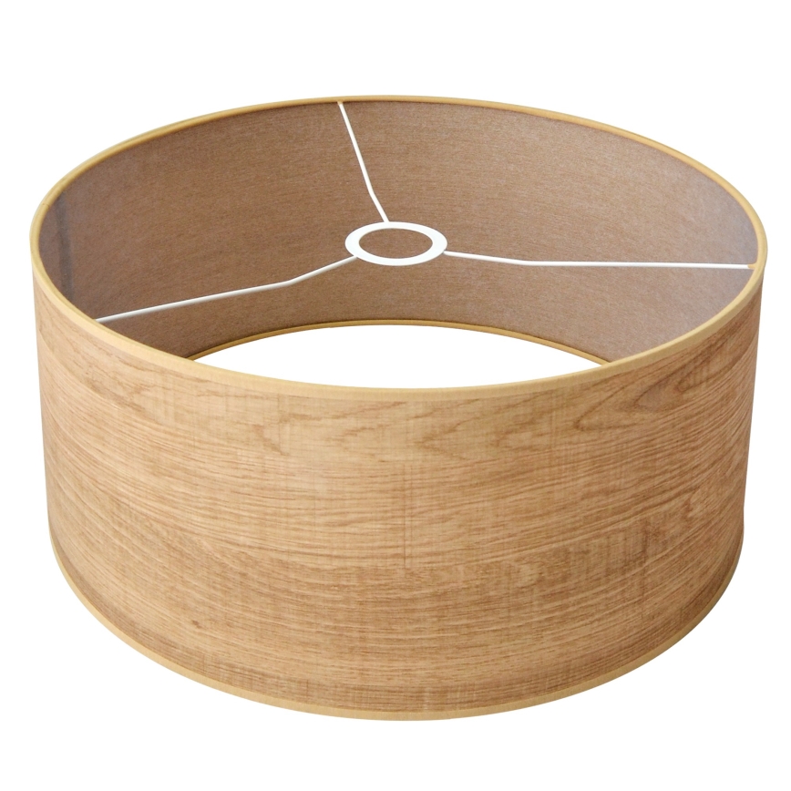 Hanglamp aan een koord ALBA 1xE27/15W/230V diameter 40 cm bruin/zwart