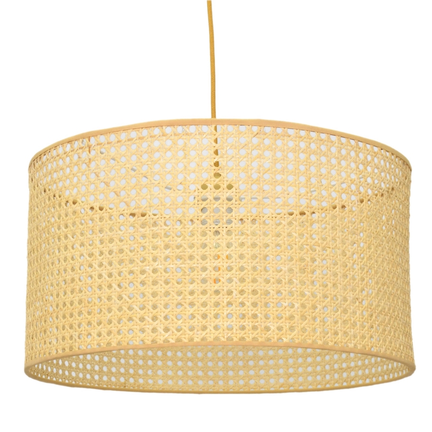 Hanglamp aan een koord ALBA 1xE27/15W/230V diameter 45 cm rotan
