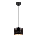 Hanglamp aan een koord ALDO 1xE27/60W/230V diameter 15 cm zwart