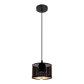 Hanglamp aan een koord ALDO 1xE27/60W/230V diameter 15 cm zwart