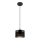 Hanglamp aan een koord ALDO 1xE27/60W/230V diameter 15 cm zwart