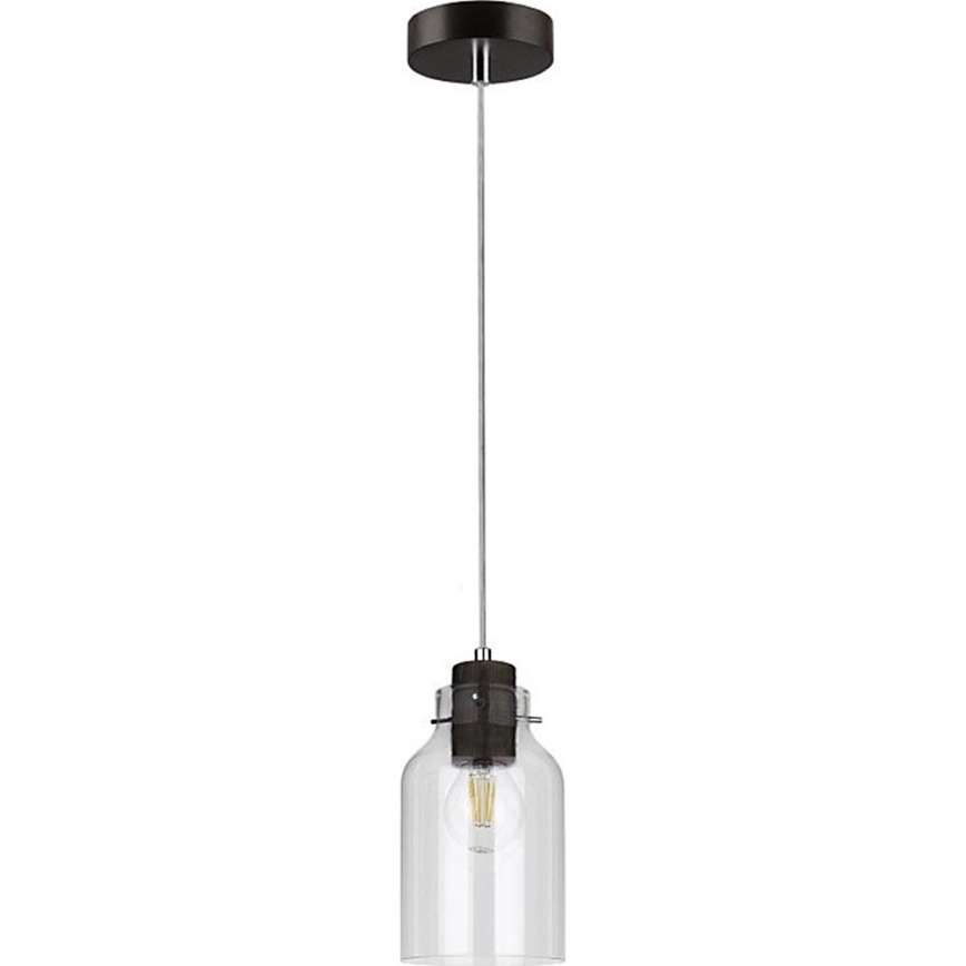 Hanglamp aan een koord ALESSANDRO 1xE27/60W/230V beuken