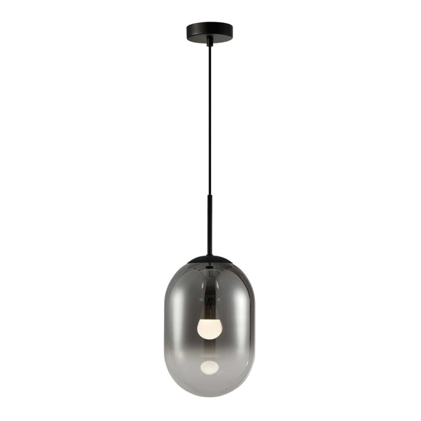 Hanglamp aan een koord ALIAS 1xE14/40W/230V diameter 24 cm zwart/grijs