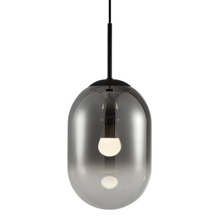 Hanglamp aan een koord ALIAS 1xE14/40W/230V diameter 24 cm zwart/grijs