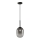 Hanglamp aan een koord ALIAS 1xG9/8W/230V diameter 12 cm zwart/grijs