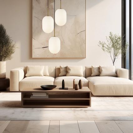 Hanglamp aan een koord ALIAS 3xE14/40W/230V goud