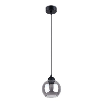 Hanglamp aan een koord ALINO 1xE27/60W/230V zwart