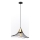 Hanglamp aan een koord ALURA 1xE27/60W/230V diameter 50 cm zwart