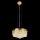 Hanglamp aan een koord AMAPOLI 7xG9/28W/230V diameter 45 cm goud