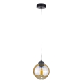 Hanglamp aan een koord AMBRE BLACK 1xE27/60W/230V