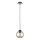 Hanglamp aan een koord AMBRE WOOD 1xE27/60W/230V