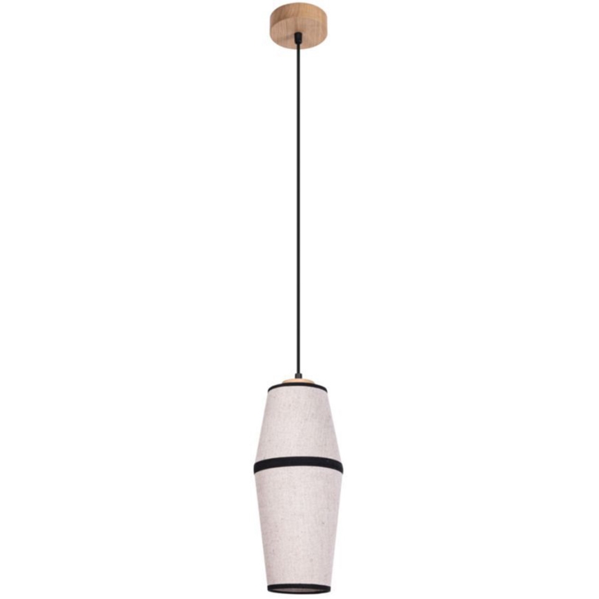 Hanglamp aan een koord AMIGO 1xE27/25W/230V eiken