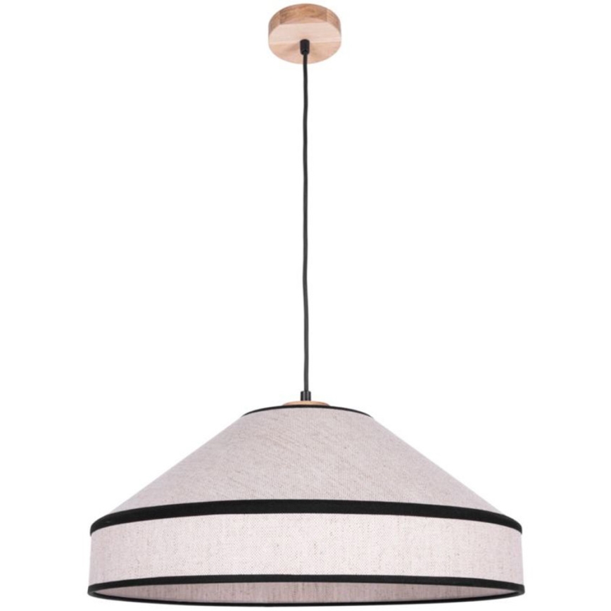Hanglamp aan een koord AMIGO 1xE27/60W/230V eiken – FSC gecertificeerd
