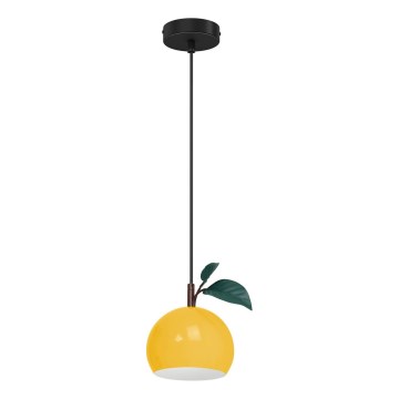 Hanglamp aan een koord APPLE 1xE27/15W/230V geel