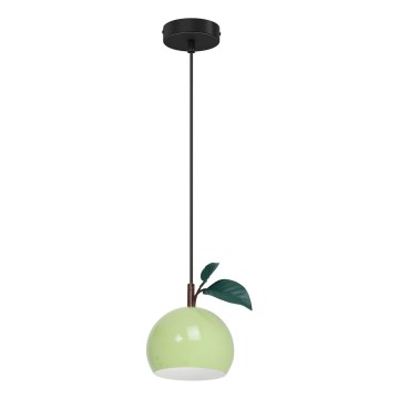 Hanglamp aan een koord APPLE 1xE27/15W/230V groen
