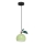Hanglamp aan een koord APPLE 1xE27/15W/230V groen