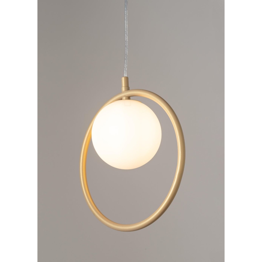 Hanglamp aan een koord AQUA 1xG9/12W/230V goud