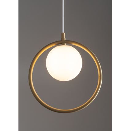 Hanglamp aan een koord AQUA 1xG9/12W/230V goud