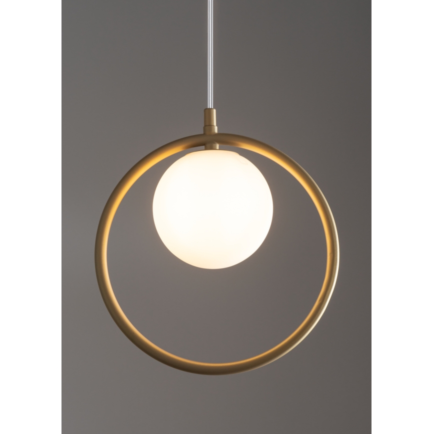 Hanglamp aan een koord AQUA 1xG9/12W/230V goud