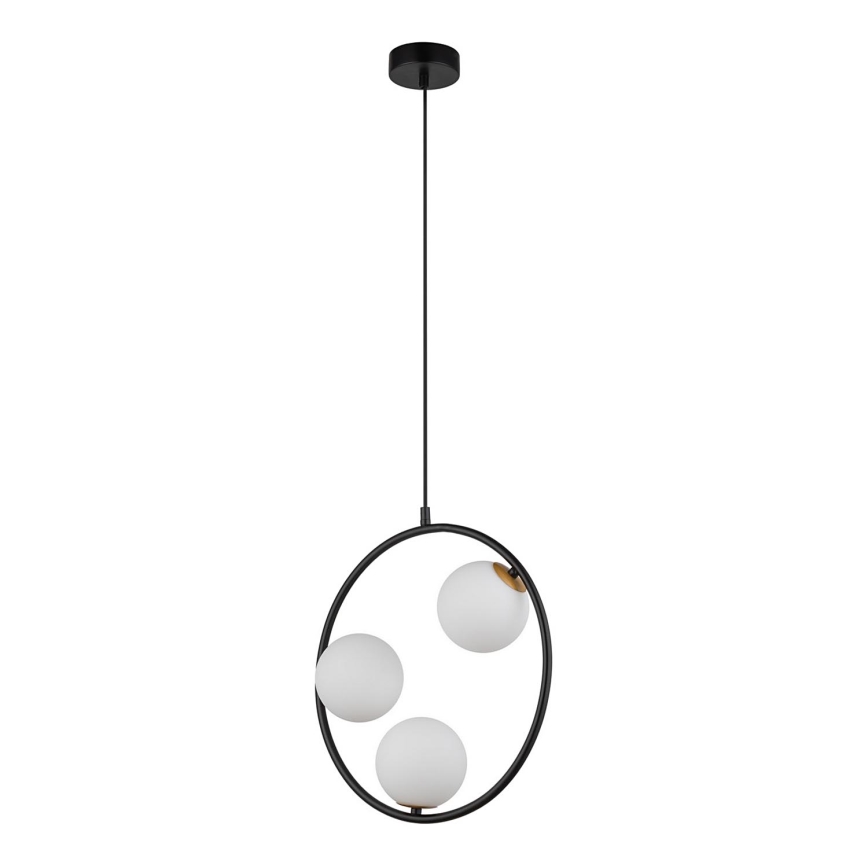 Hanglamp aan een koord AQUA 3xG9/12W/230V zwart